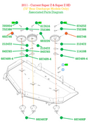 Hustler OEM 602746 Mower Deck Spindle Drive Pulley (8.41 in) Fits 2011 - Current 72" Super Z & Super Z HD (Side & Rear Discharge Only).