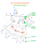 Hustler OEM 602746 Mower Deck Spindle Drive Pulley (8.41 in) Fits 2011 - Current 72" Super Z & Super Z HD (Side & Rear Discharge Only).