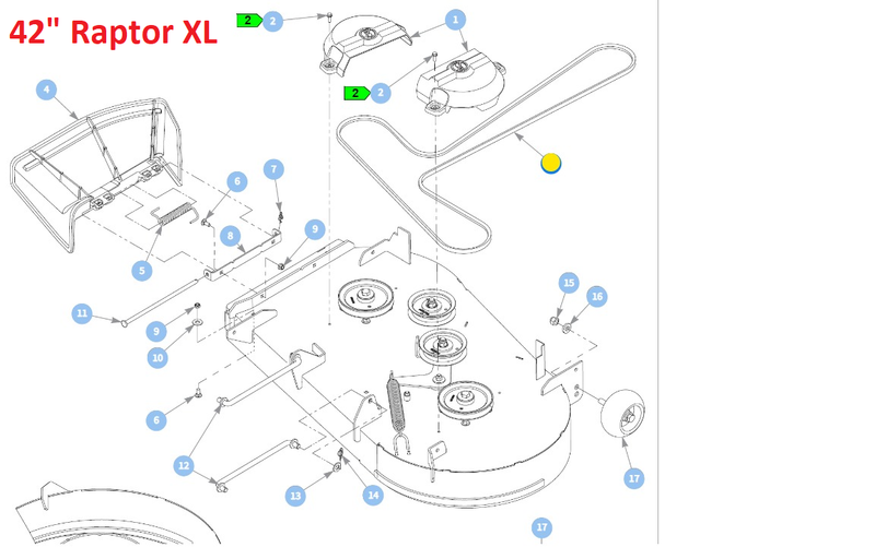 Mower Deck Belt Diagram Craftsman Riding Mower Parts Diagram