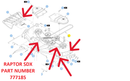 Hustler OEM 604817 Fits 48" FasTrak Rear Discharge, 54" Raptor SD and SDX Models
