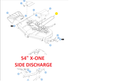Hustler OEM 789388 Mower Deck Belt Fits Hustler Early Model Side and Rear Discharge 54" FasTrak, Rear Discharge 60" Super Z, Side Discharge 54" X-ONE and 52" X-ONEi.
