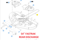 Hustler OEM 789388 Mower Deck Belt Fits Hustler Early Model Side and Rear Discharge 54" FasTrak, Rear Discharge 60" Super Z, Side Discharge 54" X-ONE and 52" X-ONEi.