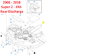 Hustler OEM 797928 Mower Deck Belt Fits Hustler Early Model Super Z with 54" Side Discharge XR7 Mower Deck, 72" Rear Discharge VX4 Mower Deck and X-ONE Models 943837CE and 944330EX.