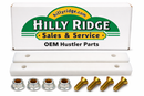 Hustler OEM 601619 KIT UHMW Slide Rail and Hardware Kit Fits Select X-ONE, Diesel Z (Rear Discharge), 2011 - Current Super Z, Super Z HD, Super 104, Super 88, ATZ Models (Rear Discharge Only) - Super S and Super SF Models (Side Discharge Only).