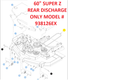 Hustler OEM 777185 Mower Deck Belt Fits Hustler 54" Raptor XDX, SDX, 60" X-ONE and Super Z Rear Discharge Model Number 938126EX and Early 54" Model Trimstar.