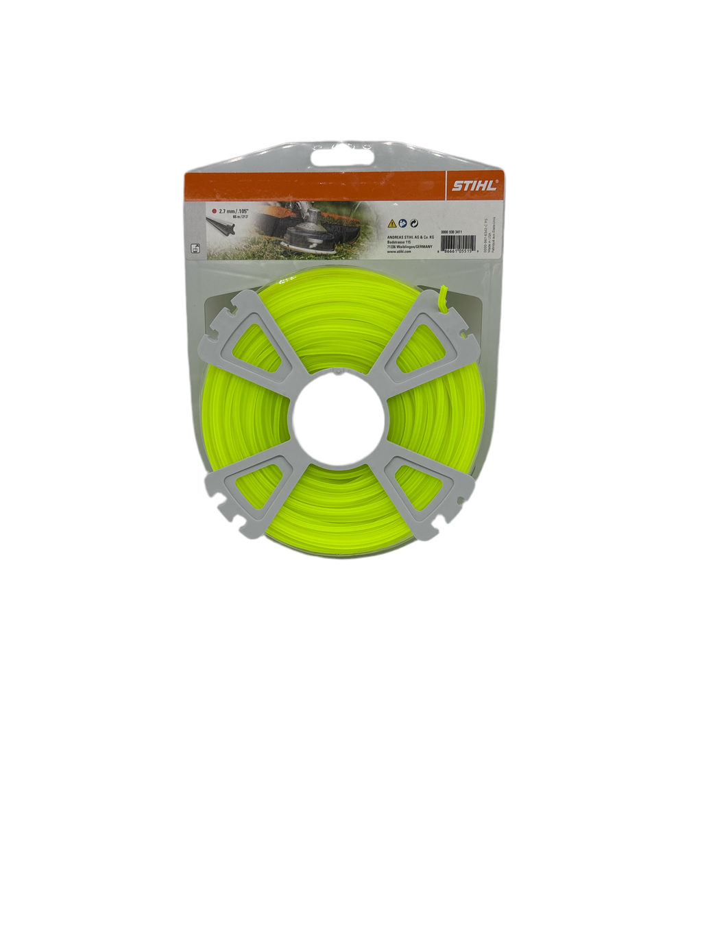 Stihl .105 x 223' X- Line Trimmer Line 0000 930 3411
