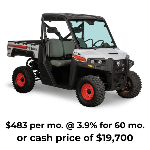 Bobcat UV34 DIESEL Utility Vehicle