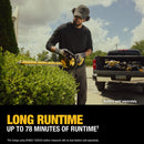 DEWALT 22" 20V MAX Cordless Hedge trimmer (Tool Only) DCHT821B