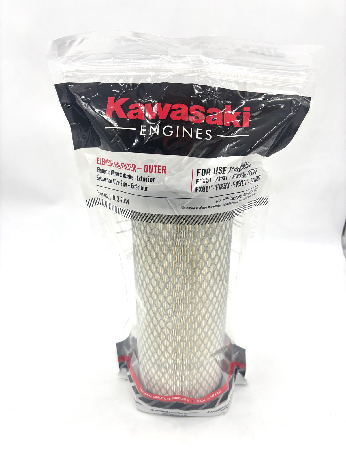 Kawasaki 11013-7044 OEM Engine Air Filter for FX 651V- 1000 Series Eng