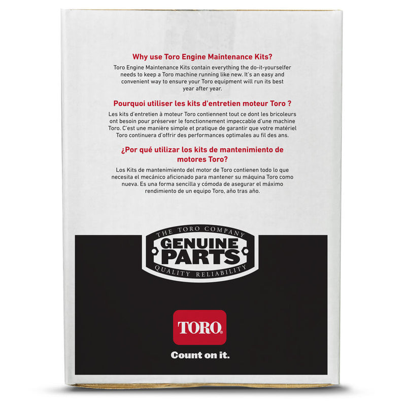 Toro 20294, 139-0646 OEM Engine Maintenance Kit for TimeCutter & Titan