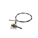 The Toro OEM Throttle Cable Assembly 110-5727 for Toro Z Master 2000, 3000, 4000, 5000, and 6000 series.