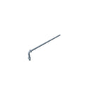 Toro OEM 112-4026 Discharge Chute Pivot Rod Fits Early Toro 50" Timecutter SS, SW, ZS, Z, Models (Stamped Mower Deck Models).