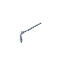 Toro OEM 112-3950 Discharge Chute Pivot Rod Fits Early Toro 50" Timecutter SS, SW, ZS, Z, Models - 54" Timecutter SS Models - 50" TITAN ZX Models (Stamped Mower Deck Models).