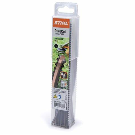 Stihl Serrated .080 8" Pre-cut Trimmer Line for Duro-Cut Heads 48 Pieces 0000 930 3503