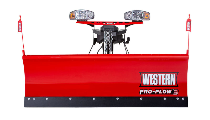 WESTERN 8' PRO-PLOW 3 Straight Blade Snowplow