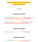 Toro OEM 126-4185 PTO Clutch, fits Toro Current/Late/Early 60", 72" Z Master 6000 Models - Current Z Master 96" 7500 Model 74090 - Early 60", 72" Z Master G3 Models.