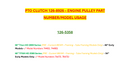 Toro OEM 126-8926 PTO Clutch Fits Late Toro 60" TITAN HD 2000 (Models 74463 & 74480), HD 2500 (Models 74472, 78472) - (With Tube Style Framing).