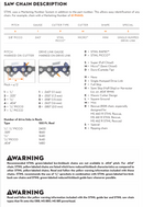 Stihl Genuine 26RM3 68E 18" Chainsaw Chain Loop 3689 005 0068