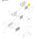 Kohler 14 083 22-S OEM Air Filter XT Single cylinder fits models XT650 and XT675 using dual latch air cleaner cover
