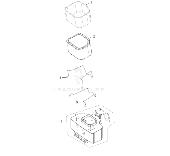 Kohler 32 883 03-S1 OEM Air Filter Kit for Kohler Courage SV710-SV740