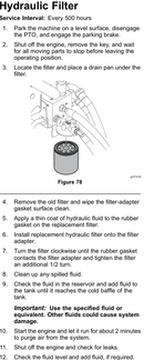 Toro OEM HYD14155 Hydraulic Filter for Low Flow Hydraulic Kit on Grandstand