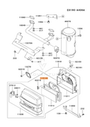 Kawasaki 11013-7002 FH451V-FH580V Engine Air Filter