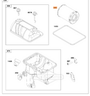 Briggs & Stratton 596760 Genuine OEM Air Filter for 200 Series 6.5hp Vanguard Engine