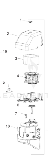 Kohler 18 883 01-S1 OEM Air Filter Kit for Kohler SH265 Engine