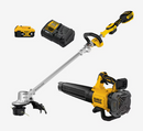 DEWALT 20V MAX XR Cordless Folding String Trimmer & Handheld Blower Combo Kit DCKO222M1-XR