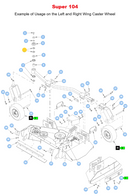 Hustler OEM 045765 Spacer Washer Fits a Wide Range of Hustler Mowers