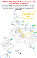 Hustler OEM 045765 Spacer Washer Fits a Wide Range of Hustler Mowers