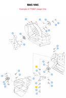 Hustler OEM 770867 Plastic Idler Arm and Steering Pivot Linkage Bushing (3/4 X 1) Fits (Early Model FasTrack) - (All Super Z, Super Z HD, Diesel Z, Super 88, Super 104 Rear Discharge Models) - (Select Trimstar and Bac-Vac Usages).
