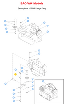 Hustler OEM 109549 Pivot Idler Arm Bushing Fits All Super Z, Super Z HD, Diesel Z, Super 88 (Rear Discharge Models).