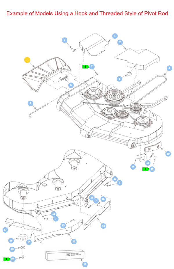 Hustler OEM 602891 Discharge Chute Fits 60