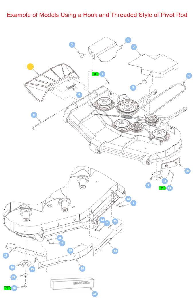 Hustler OEM 602891 Discharge Chute Fits 60