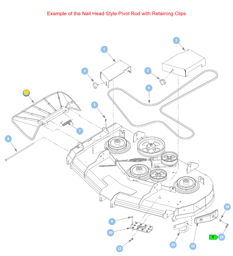 Hustler OEM 602891 Discharge Chute Fits 60