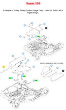 Hustler OEM 608776-4 Discharge Chute Pin Fits Select Hustler Fastrack Models - 2023 - Currents (72" X-ONE, 60" X-RIDE), (54", 60", 66", 72" Super Z), (60", 66", 72' Super Z HD), (60", 72" Diesel Z), (Super 104), (72" Super SF) Models.