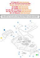 Hustler OEM 608776-4 Discharge Chute Pin Fits Select Hustler Fastrack Models - 2023 - Currents (72" X-ONE, 60" X-RIDE), (54", 60", 66", 72" Super Z), (60", 66", 72' Super Z HD), (60", 72" Diesel Z), (Super 104), (72" Super SF) Models.