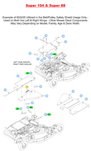 Hustler OEM 602435 Torsion Spring Fits Hustler Trimstar, Raptor SDX and XDX, FasTrak, X-ONE, X-RIDE, Super Z, Super Z HD, Diesel Z, Super 88, Super 104, Super S and Super SF Models..