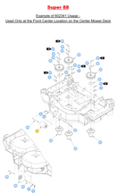 Hustler OEM 602341 Center Anti-Scalp Wheel Fits Hustler Trimstar, Raptor SDX/XDX, FasTrak/FasTrack SDX, Super S, Super SF, Super 88, X-ONE, X-RIDE, Super Z, Super Z HD, Diesel Z Models.