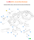 Hustler OEM 602341 Center Anti-Scalp Wheel Fits Hustler Trimstar, Raptor SDX/XDX, FasTrak/FasTrack SDX, Super S, Super SF, Super 88, X-ONE, X-RIDE, Super Z, Super Z HD, Diesel Z Models.