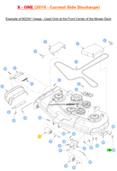 Hustler OEM 602341 Center Anti-Scalp Wheel Fits Hustler Trimstar, Raptor SDX/XDX, FasTrak/FasTrack SDX, Super S, Super SF, Super 88, X-ONE, X-RIDE, Super Z, Super Z HD, Diesel Z Models.