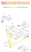 Hustler OEM 031997 Anti-Scalp Wheel Fits Current Hustler Dash (940767 Only), Wide Range of Raptor, Surfer PRO (941591 Only) Models and Early Models Trimstar, FasTrack, Diesel Z (XR7 Mower Deck) Super Z (2010 - Prior XR7).