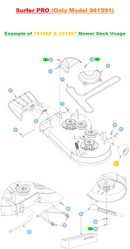 Hustler OEM 788166P Anti-Scalp Wheel Kit Fits Current Hustler Dash (940767 Only), Wide Range of Raptor, Surfer PRO (941591 Only) Models and Early Models Trimstar, FasTrack, Diesel Z (XR7 Mower Deck) Super Z (2010 - Prior XR7).