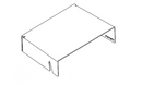 Hustler OEM 128033-6 Mower Deck Pulley Cover (Right Side or Discharge Side - Painted Black) Fits Hustler 2023 - Current Super Z, Super Z HD and 2023 - 2025 Diesel Z Models (72in. Side Discharge Models Only).
