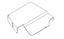 Hustler OEM 123772-1 Mower Deck Pulley Cover (Right Side or Discharge Side - Painted Yellow) Fits Hustler 2018 - 2022 Super Z, Super Z HD and Diesel Z Models (72 in. Side Discharge Models Only).