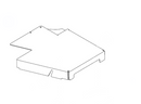 Hustler OEM 123773-1 Mower Deck Pulley Cover (Left Side or Cutting-Edge Side - Painted Yellow) Fits Hustler 2018 - 2022 Super Z, Super Z HD and Diesel Z Models (72 in. Side Discharge Models Only)