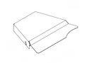 Hustler OEM 112935 Mower Deck Pulley Cover (Right Side or Discharge Side - Painted Yellow) Fits Hustler 2011 - 2017 Super Z / 2013 - 2017 Super Z HD / 2017 - Earlier Diesel Z Models (72 in. Side Discharge Models Only).