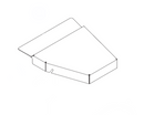 Hustler OEM 112936 Mower Deck Pulley Cover (Left Side or Cutting-Edge Side - Painted Yellow) Fits Hustler 2011 - 2017 Super Z / 2013 - 2017 Super Z HD / 2017 - Earlier Diesel Z Models (72 in. Side Discharge Models Only).
