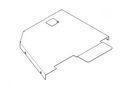 Hustler OEM 554322 Mower Deck Pulley Cover (Right Side - Painted Yellow) Fits Hustler 2018 - 2022 Super Z, Super Z HD and 2018 - 2025 Diesel Z Models (72 in. Rear Discharge Models Only).
